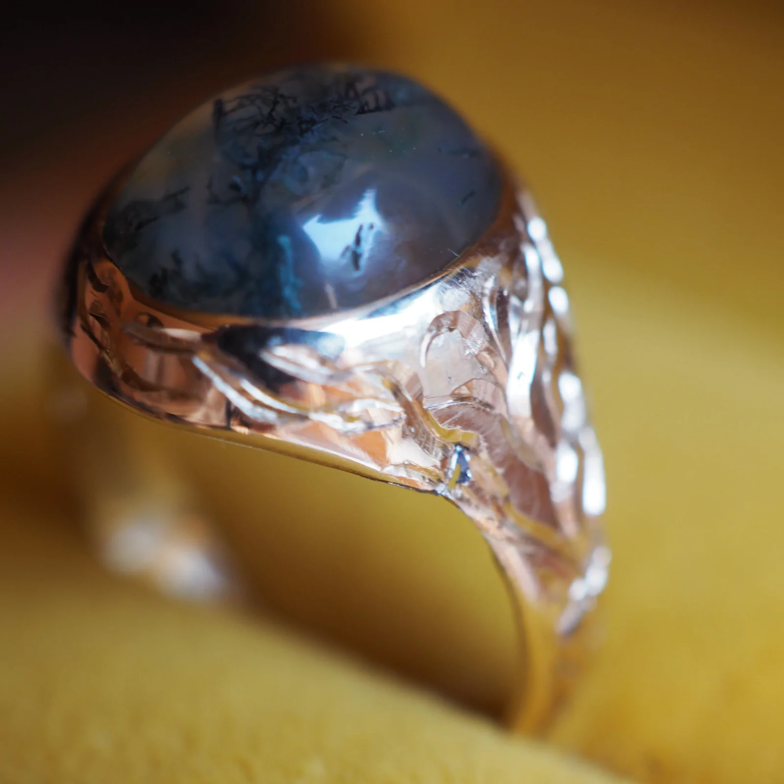 Seaweed Agate Signet - Image 3