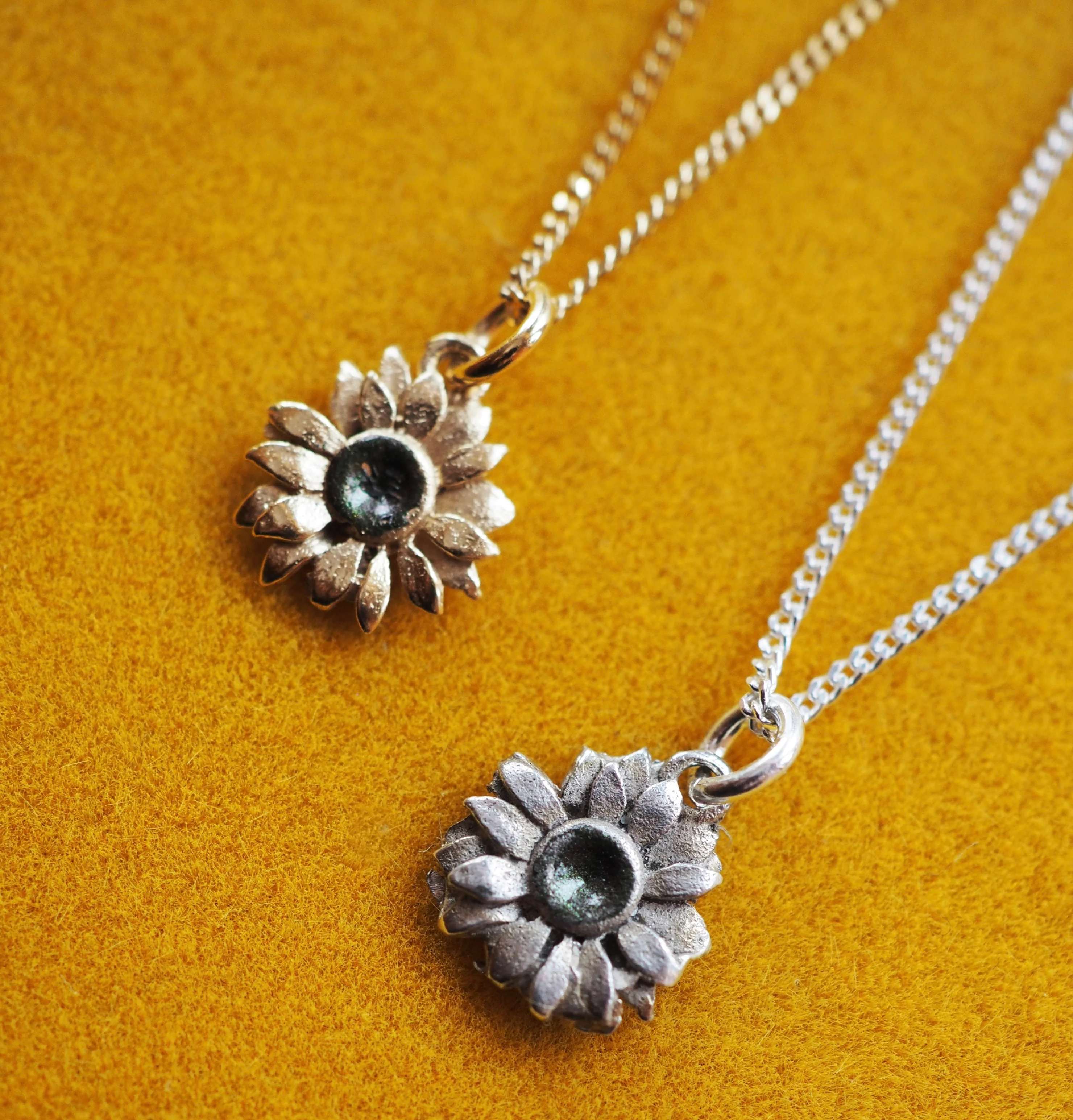 Small Sunflower Necklace - Image 3